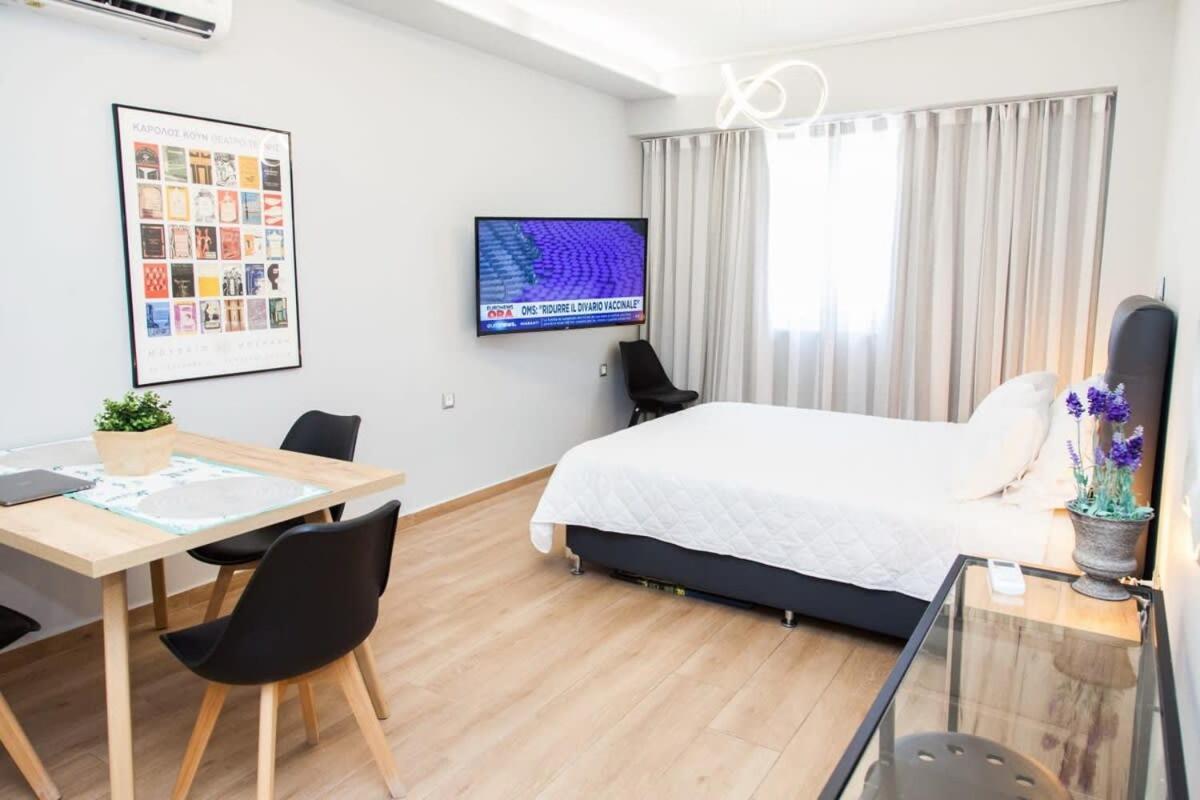 Contemporary And Chic Apartment In Central Aten Exteriör bild